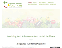 Tablet Screenshot of optimalwellnessllc.com